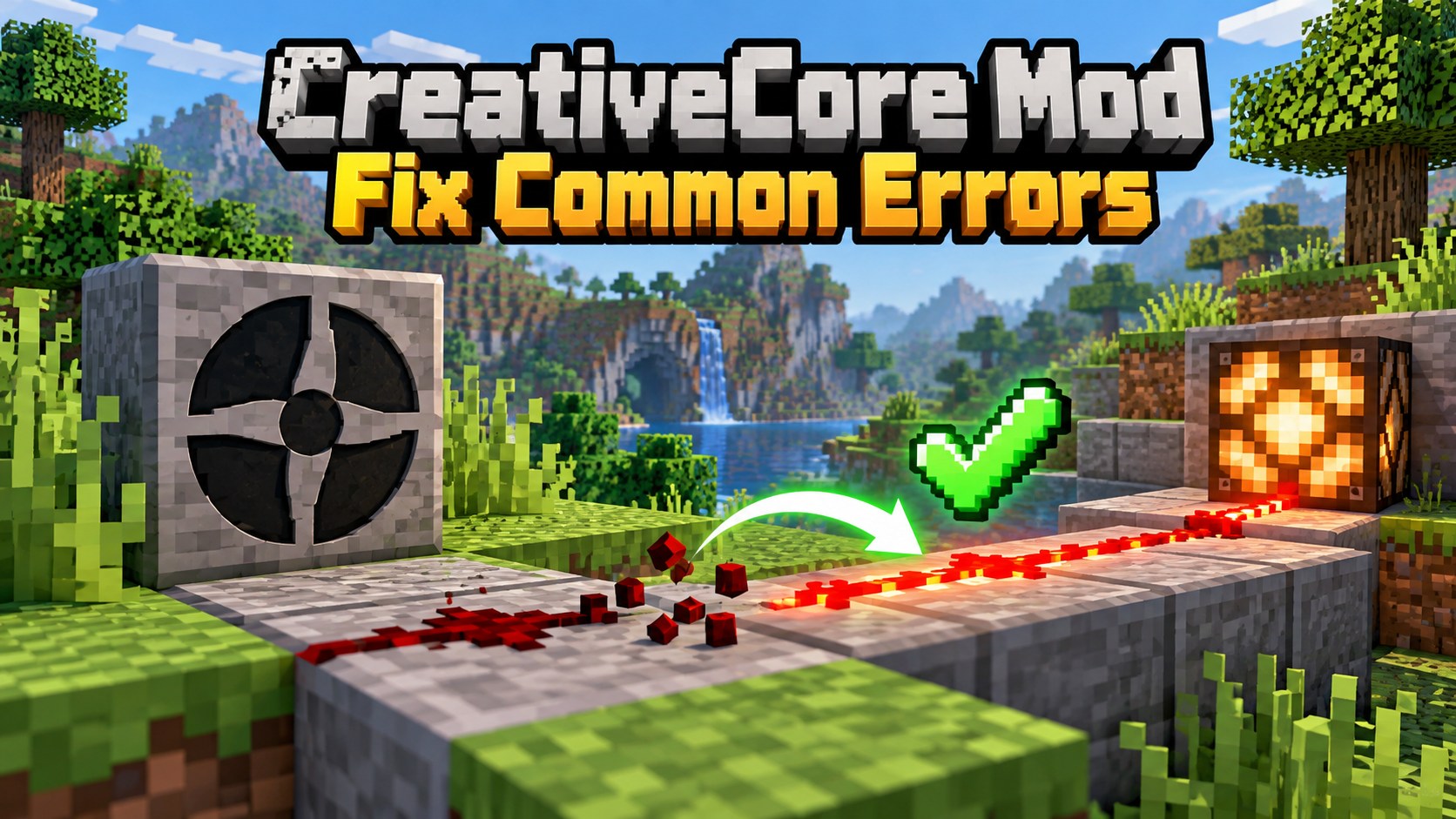 CreativeCore Mod Not Working? Common Errors and Fixes Minecraft-style cover artwork